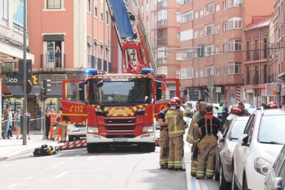 Incendio en la calle Nicolás Salmerón