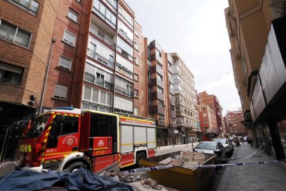 Incendio en la calle Nicolás Salmerón