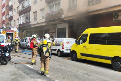 Incendio en la calle La Legión