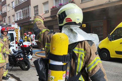 Incendio en la calle La Legión