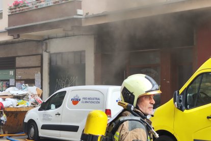 Incendio en la calle La Legión