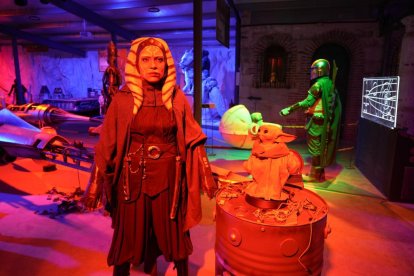 Algunos personajes de las últimas serie del universo Star Wars.