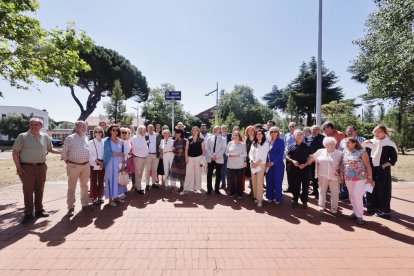 Valladolid rinde homenaje a Francisco Pino con una plaza que lleva su nombre en el Pinar de Antequera