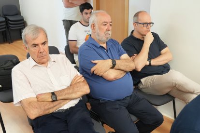 Samuel Puente en la despedida de Pepe Catalina.