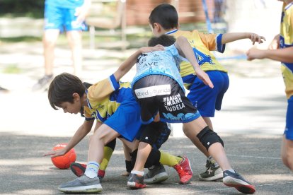 Día del Balonmano en la calle en la Acera de Recoletos.