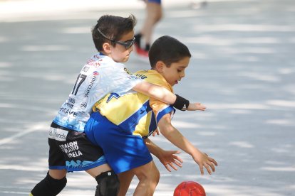 Día del Balonmano en la calle en la Acera de Recoletos.