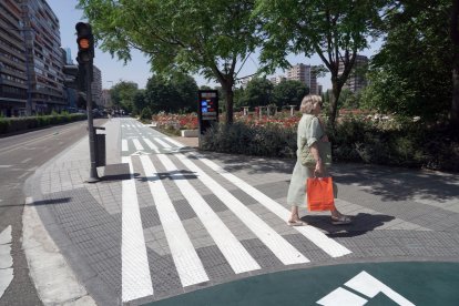Carril bici del paseo Isabel la Católica
