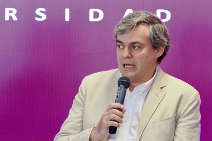 Lorenzo Alonso en la presentación del CBC Valladolid.