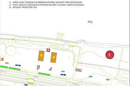 Detalle del plano remitido este miércoles por la FMC