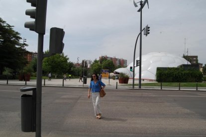 Paso de cebra de la avenida Miguel Ángel Blanco
