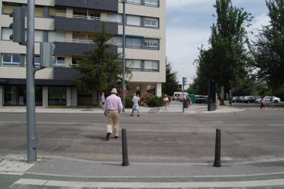 Paso de cebra de la avenida Miguel Ángel Blanco