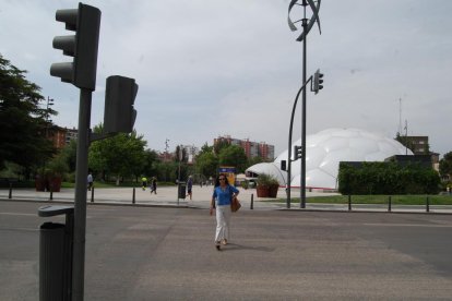 Paso de cebra de la avenida Miguel Ángel Blanco