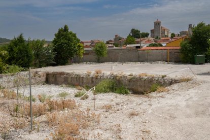 Obras de lo que el próximo año sera la piscina Municipal.