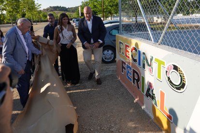 Inauguración del recinto de la Feria de Folklore y Gastronomía ‘José Luis Bellido’.