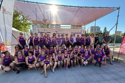 Prolegómenos de la segunda edición de la Regata Nacional de Barco Dragón contra el cáncer de mama.