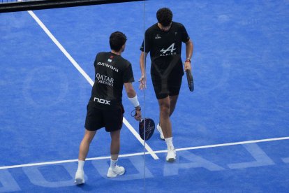 Coello junto a Agustín Tapia en cuartos del Valladolid Premier Pádel.