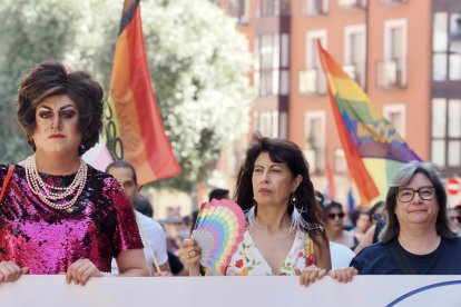 manifestación por el Día del Orgullo LGBTI en Valladolid.