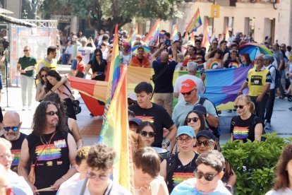 manifestación por el Día del Orgullo LGBTI en Valladolid.