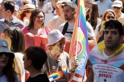 manifestación por el Día del Orgullo LGBTI en Valladolid.