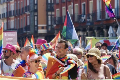 manifestación por el Día del Orgullo LGBTI en Valladolid.