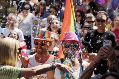 manifestación por el Día del Orgullo LGBTI en Valladolid.