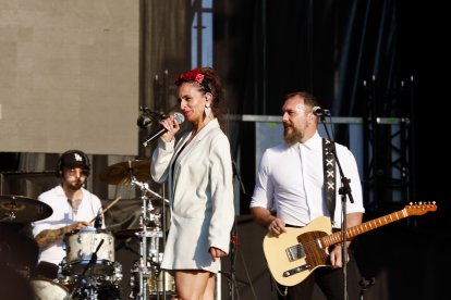 Bebe durante su concierto en el Conexión Valladolid 2025.