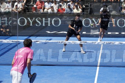 Finales del Valladolid Premier Pádel P2 en la Plaza Mayor.