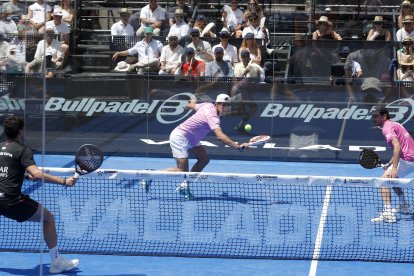 Finales del Valladolid Premier Pádel P2 en la Plaza Mayor.