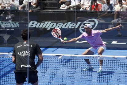 Finales del Valladolid Premier Pádel P2 en la Plaza Mayor.