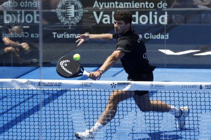 Finales del Valladolid Premier Pádel P2 en la Plaza Mayor.