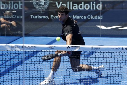 Finales del Valladolid Premier Pádel P2 en la Plaza Mayor.