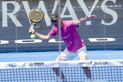 Finales del Valladolid Premier Pádel P2 en la Plaza Mayor.