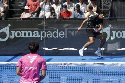 Finales del Valladolid Premier Pádel P2 en la Plaza Mayor.