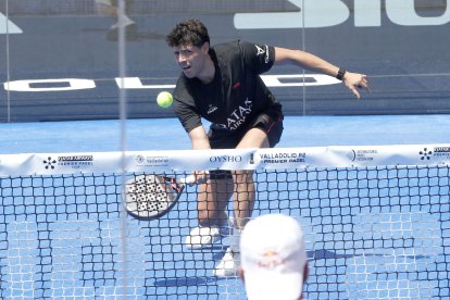 Finales del Valladolid Premier Pádel P2 en la Plaza Mayor.