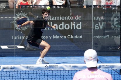 Finales del Valladolid Premier Pádel P2 en la Plaza Mayor.