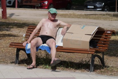 Tercer día de la primera ola de calor en Valladolid