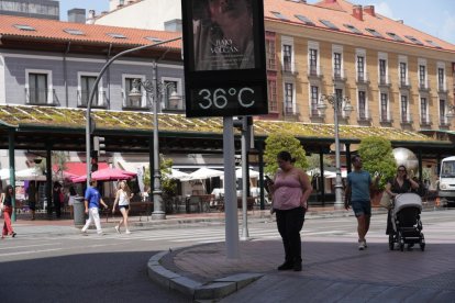 Tercer día de la primera ola de calor en Valladolid