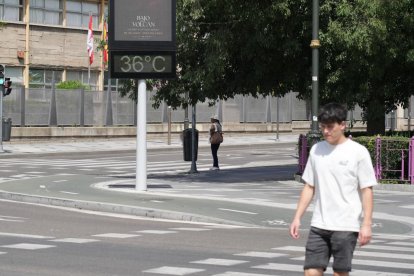 Tercer día de la primera ola de calor en Valladolid