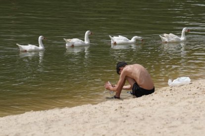 Tercer día de la primera ola de calor en Valladolid