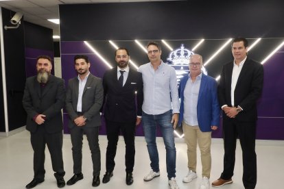 Víctor Orta en su presentación como director deportivo del Real Valladolid.