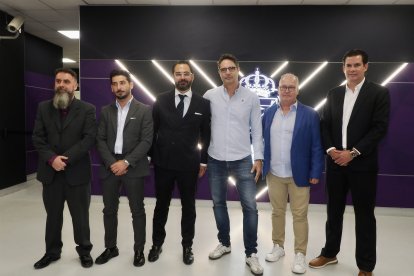 Víctor Orta en su presentación como director deportivo del Real Valladolid.