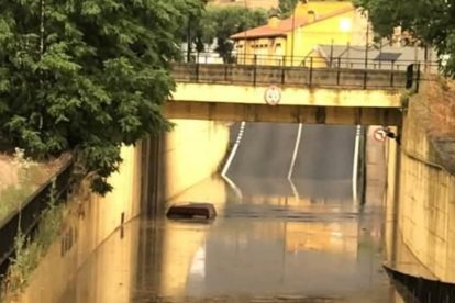 Tromba de agua en Medina del Campo
