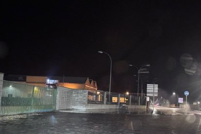 Efectos de la tromba de agua en la provincia.