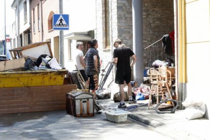 Tromba de agua en Medina del Campo