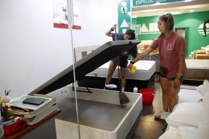 Tromba de agua en Medina del Campo