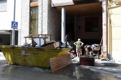 Tromba de agua en Medina del Campo