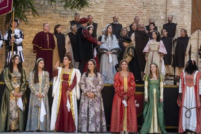 Recreación del Encuentro de Carlos V y el infante Fernando en Mojados.