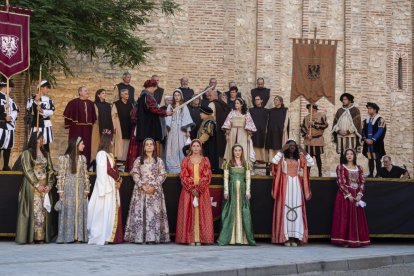 Recreación del Encuentro de Carlos V y el infante Fernando en Mojados.