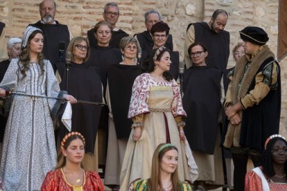 Recreación del Encuentro de Carlos V y el infante Fernando en Mojados.