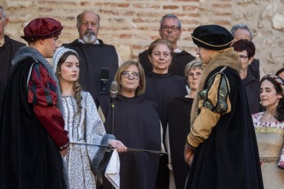 Recreación del Encuentro de Carlos V y el infante Fernando en Mojados.